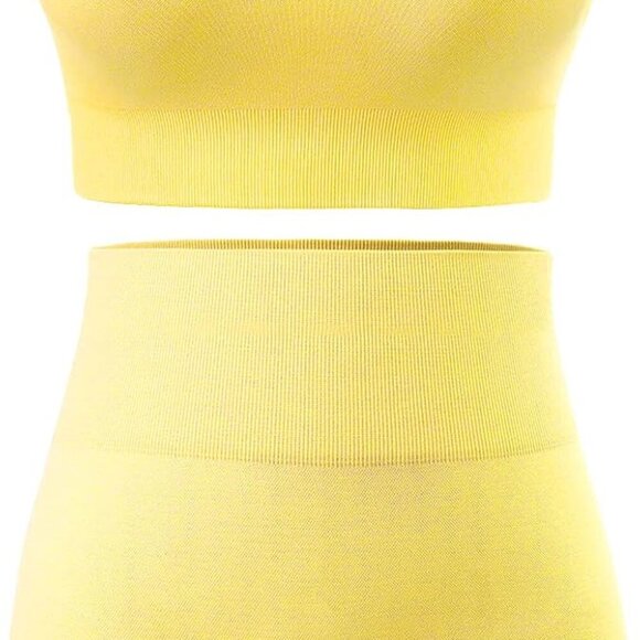 Workout Sets for Women 2 Piece Outfits Gym Shorts Women High Waisted with Adjust - Picture 1 of 4